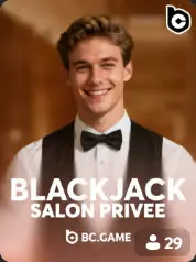 Blackjack Salon Privee BC Game UAE game cover