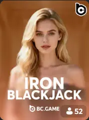Iron Blackjack BC Game UAE game cover