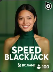 Speed Blackjack BC Game UAE game cover