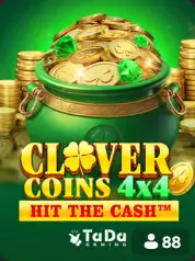 Clover Coins 4x4 Hit The Cash BC Game UAE game cover